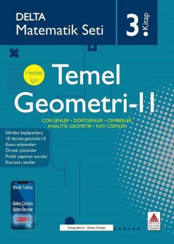 Matematik Seti Temel Geometri - 2 3.kitap - Birkan Dündar | Delta Kült