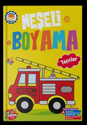 Neşeli Boyama - Taşıtlar - Fatıma Gülbahar Karaca | Sancak Çocuk - 978