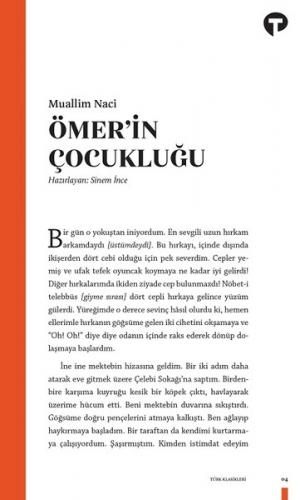 Ömerin Çocukluğu - Mallim Naci | Turkuvaz - 9786052169216