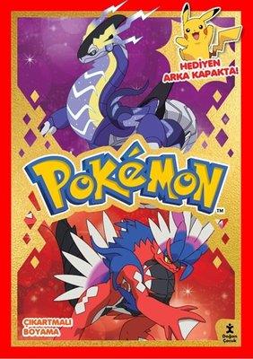 Pokemon-parti Zamanı Çıkartmalı Boyama Kitabı