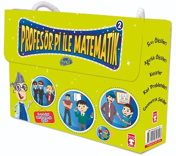 Profesör Pi İle Matematik 2 Set - (5 Kitap)