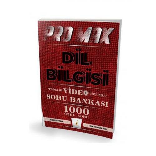 Promax Dil Bilgisi Tamamı Video Çözümlü Soru Bankası