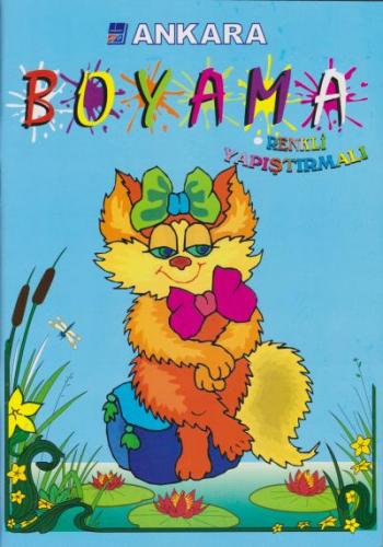 Stickerli Kalın Boyama - Açık Mavi