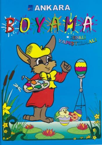Stickerli Kalın Boyama - Mavi