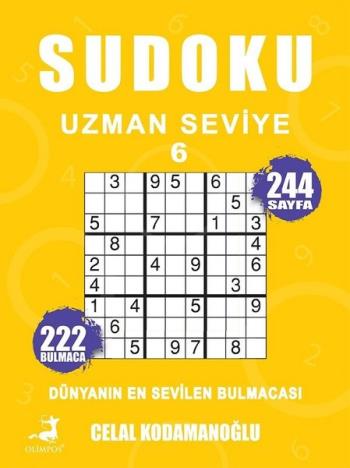 Sudoku Uzman Seviye 6 - Celal Kodamanoğlu | Olimpos - 9786059609838