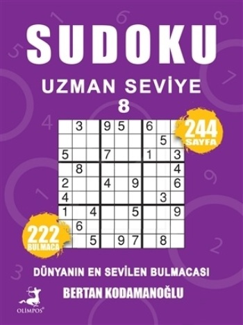 Sudoku Uzman Seviye 8 - Kolektif | Olimpos - 9786057906007
