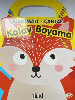 Tilki - Çıkartmalı-çantalı Kolay Boyama - Kolektif | 0-6 Yaş - 9786258