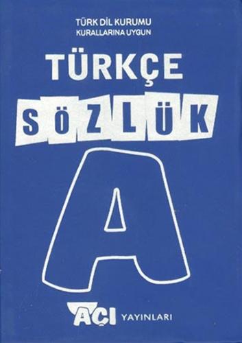 Türkçe Sözlük P. Kapak
