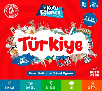 Türkiye Dikkat Ve Genel Kültür Oyunu - Kolektif | Bi Kutu Oyun - 97860