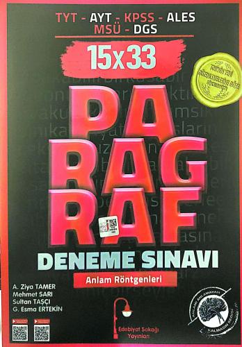 Yks Tyt Ayt Paragraf Deneme
