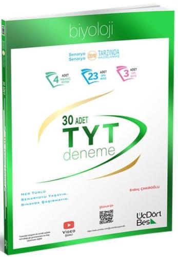 Tyt Biyoloji 30 Deneme (iadesiz) - Komisyon | Üçdörtbeş Yayınları - 97