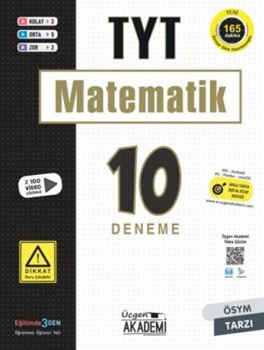 Tyt Matematik 10 Lu Deneme Sınavı 2022 - Komisyon | Üçgen Akademi - 97