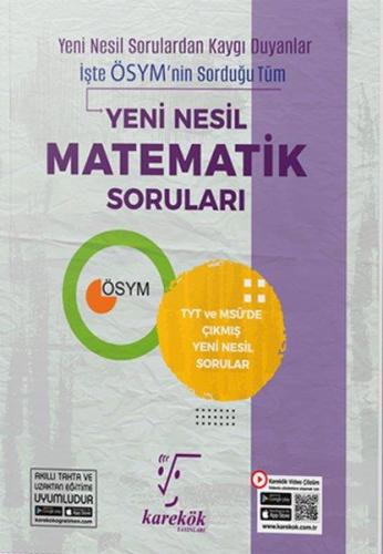 Tyt Yeni Nesil Matematik Soruları - Kolektif | Karekök Yayınları - 978