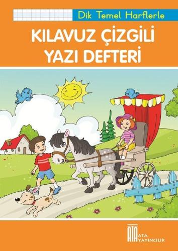 Yazı Defteri Kılavuz Çizgili Dik Temel Harfler Büyük Boy