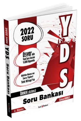 Yds Çözümlü Soru Bankası 2022 - Özkan Kırmızı | Tercih Akademi - 97860