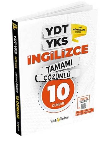 Ydt Yks İngilizce Tamamı Çözümlü 10 Deneme 2022 - Deniz Pınar | Tercih