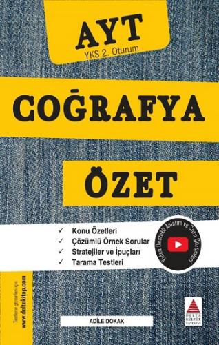 Yks Ayt Coğrafya Özet 2.oturum - Adile Dokak | Delta Kültür - 97860597