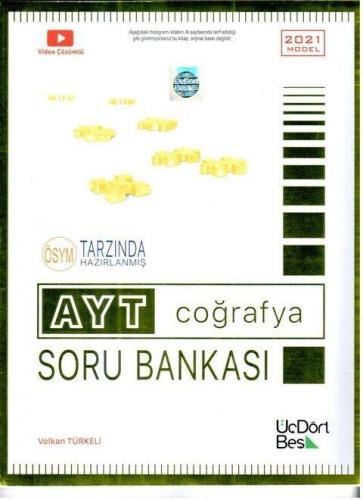 Yks Ayt Coğrafya Soru Bankası ( İadesizdir ) - Volkan Türkeli | Üçdört