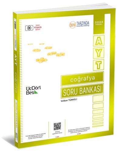 Yks Ayt Coğrafya Soru Bankası ( İadesizdir ) - Volkan Türkeli | Üçdört