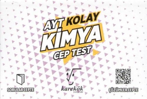 Yks Ayt Kimya Cep Test Kolay - | Karekök - 9786057711403