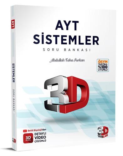 Yks Ayt Sistemler - Komisyon | 3D Yayınları - 9786057201966