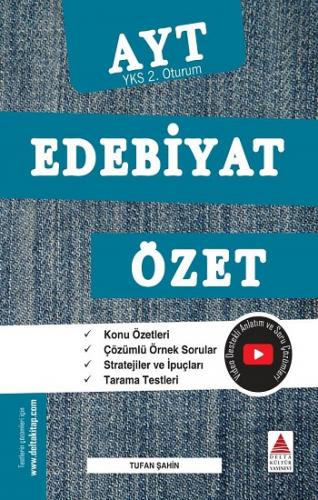Yks Edebiyat Özet 2.oturum - Tufan Şahin | Delta Kültür - 978605971688