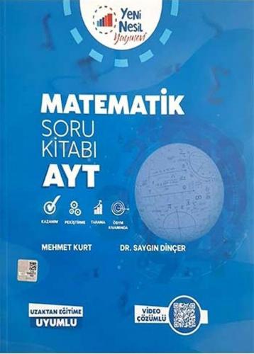Yks Tyt Ayt Matematik Soru Bankası - Mehmet Kurt | Yeni Nesil - 978605