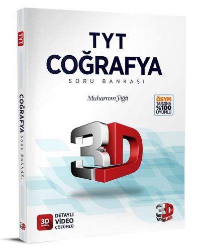 Yks Tyt Coğrafya Soru Bankası 3d - Muharrem Yiğit | 3D - 9786051943114
