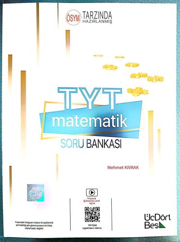 Yks Tyt Matematik Soru Kitabı 2022 ( İadesizdir ) - Mehmet Kıvrak | Üç
